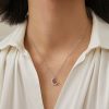 Star Moon Love Magic Color Strawberry Quartz Ins Light Luxury Moonstone Necklace For Women