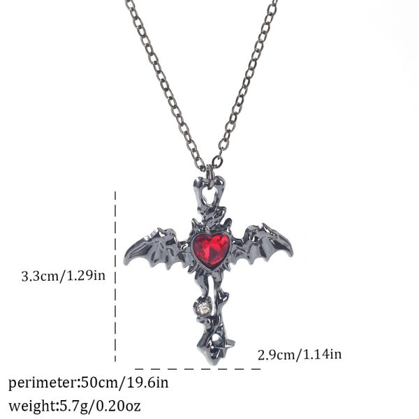 723e658d-5eee-4a2f-85e1-7b5fbd9c229c.jpg Dark Style Halloween Spider Bat Necklace