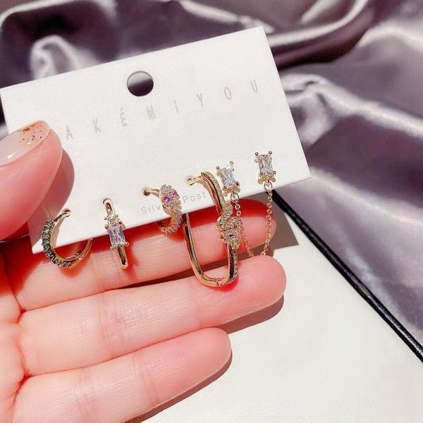 725076429342.jpg 6-piece set of high-end light luxury earrings