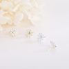 S925 Sterling Silver Sweet Daisies Stud Earrings