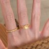 Escape Crystal Enamel Ring Women's New Opening