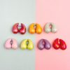 Acrylic Earrings Water Drop Nacrolacquer