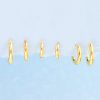 Ins Simple Smooth Ear Buckle Set