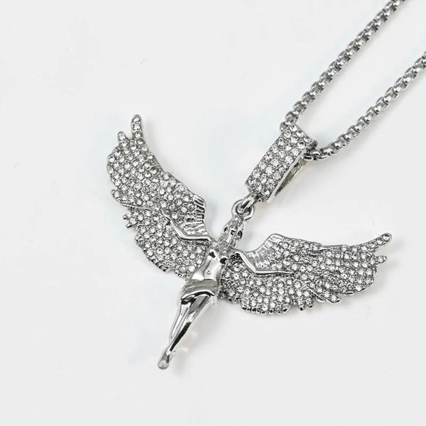 Personality Diamond Stud Men's And Women's Light Luxury Necklace