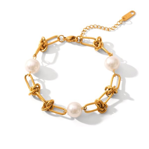 Pearl Bracelet Titanium Steel Bracelet Ornament