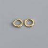 High-quality Circle-shaped S925 Sterling Silver Ear Buckle