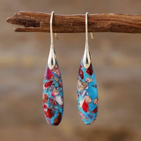 Bohemian Emperor Stone Drop Earrings