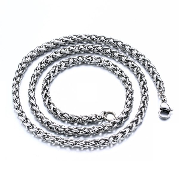 Men's And Women's Keel Flower Basket Stainless Steel Chain