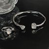Flower Bud Moonstone Special-interest Design French Gemstone Ring For Women