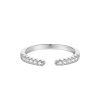 Commuting Twin Style Shining Gang Drill Index Finger Ring
