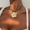 Irregular Beach Wind Gravel Clavicle Chain