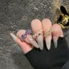 Fashion Color Open-end Zircon Ring Women