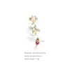 New S925 Sterling Silver Geometric Diamond Stud Earrings Set