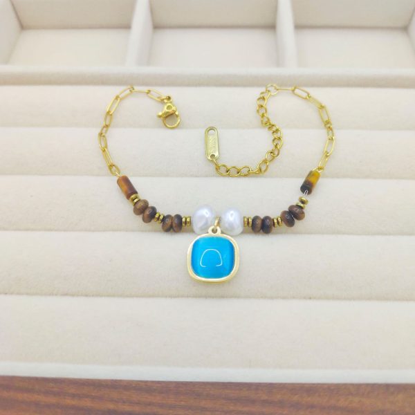 Gold-plated Korean Fashion Tiger-eye Bracelet