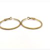 European And American Fashion Stainless Steel Earrings Big Circle Shrimp Male Buckle Earrings Female Jewelry