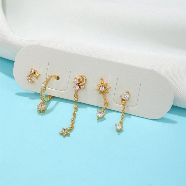 74b872b9-fa93-41fe-834a-629a273c7f57.jpg Women's Fashion Star Moon Element Earrings Set