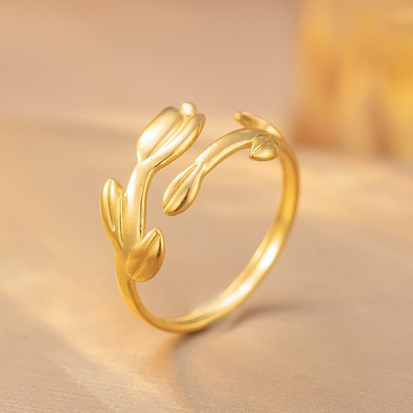 Open Adjustable Ring Retro Simple High-grade Titanium Steel Love