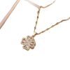 74d877ef-2c55-4882-9a95-07e4663db974.jpg Women's Four-leaf Flower Heart-shaped Rotatable Necklace