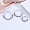 Popular Exaggerated Stainless Steel Circle Woven Earrings