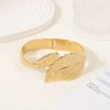 Simple Leaf Size Leaf Titanium Steel Oil Pressure Non-fading Bracelet