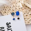 Drop Glaze Geometric Earrings Irregular Round Square Drop Earrings