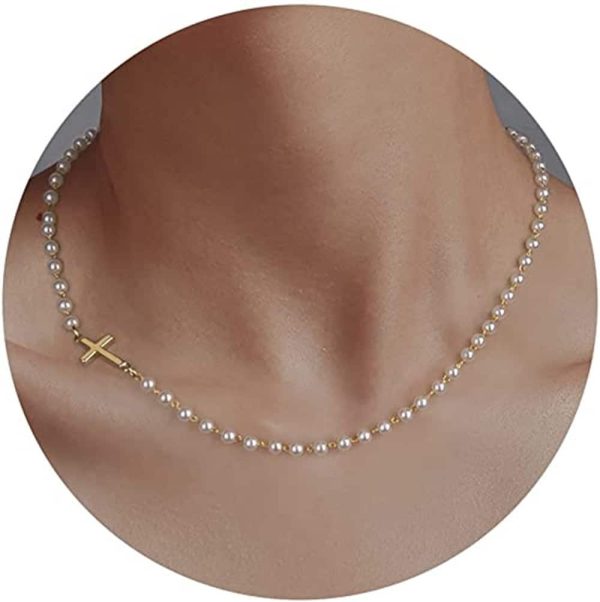 White Necklace Wedding Short Clavicle Chain Simple