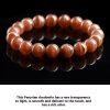 Natural Old Mine Rhodochrosite Round Beads Bracelet Peru