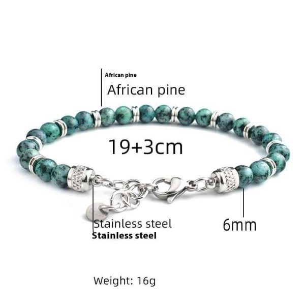 Stainless Steel Metal Adjustable Men's Bracelet