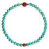 Turquoise With South Red Persimmon Red Bracelet