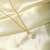 Freshwater Pearl Pendant High-grade 18k Golden Clavicle Chain Women's Fashion Necklace Ornament