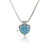 Multicolor Aromatherapy Ball Pendant Necklace Alloy
