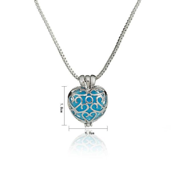 Multicolor Aromatherapy Ball Pendant Necklace Alloy