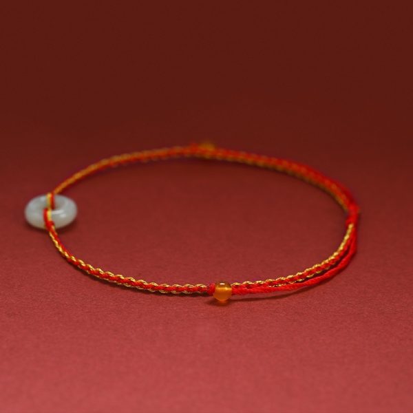 Red Rope Ankle Ring Birth Year Tiger Year Simple Braided Rope