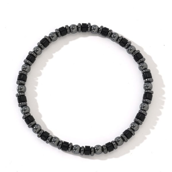 Natural Semi-precious Stone Beads String Men's Bracelet