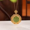Fashion Pattern Hollow Retro Dignified Pendant