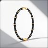 Stainless Steel Colorfast Handmade Colored Bamboo Bracelet