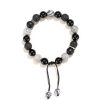 Black Agate Map Stone Men's And Women's Bracelet Niche High Sense