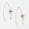Design natural stone creative earrings