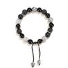 Black Agate Map Stone Men's And Women's Bracelet Niche High Sense
