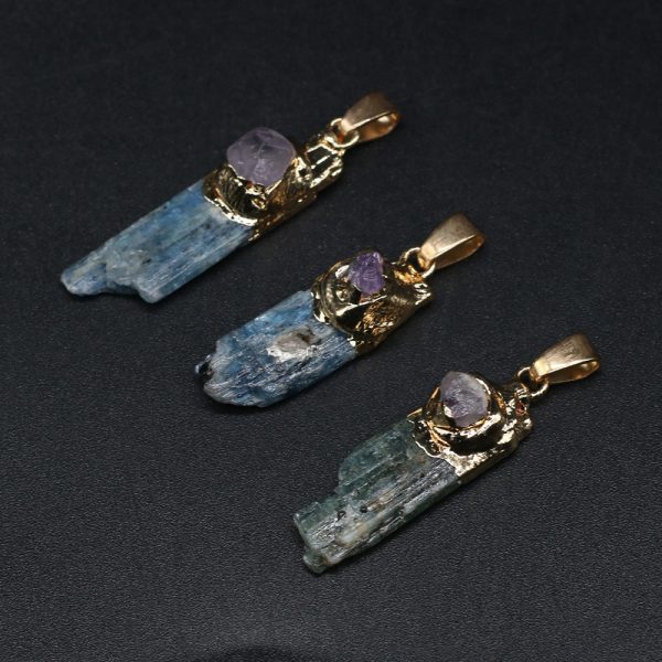 Simple Natural Stone Pendant DIY Jewelry Accessories