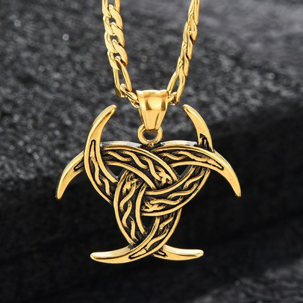 Fashion Titanium Steel Biochemical Nuclear Tag Necklace