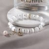 Opal Heart Lock Bracelet For Women