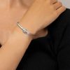 Metal Inlaid Zirconium Mother's Day Bracelet