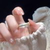 Xiangyun Pattern White Copper Silver Gold Ring