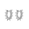 Micro Set Zircon Pointed Earrings Jewelry