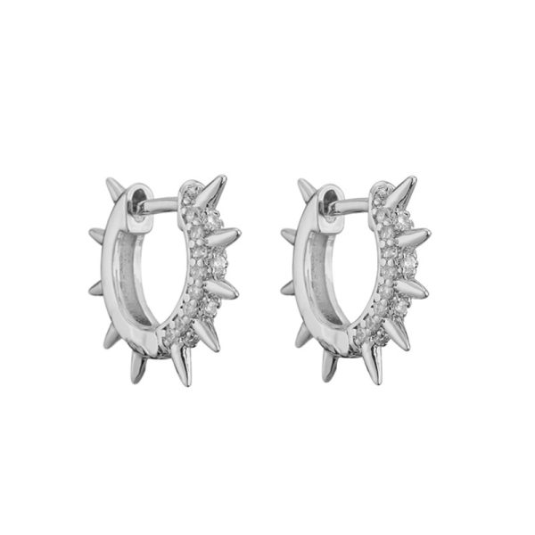 Micro Set Zircon Pointed Earrings Jewelry