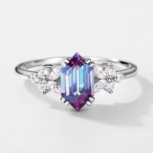 Women's Simple Cultivation Alexander Stone Ring