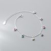 Simple Geometric Round Ornamental Stone Tassel Elegant Graceful Hand Jewelry