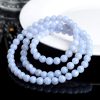 Crystal Natural Blue Pattern Agate Ball Blue Striped Agate Scattered Beads Bracelet