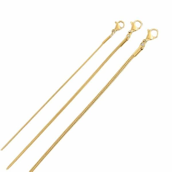 Women's Long Stainless Steel Necklace Simple Couple
